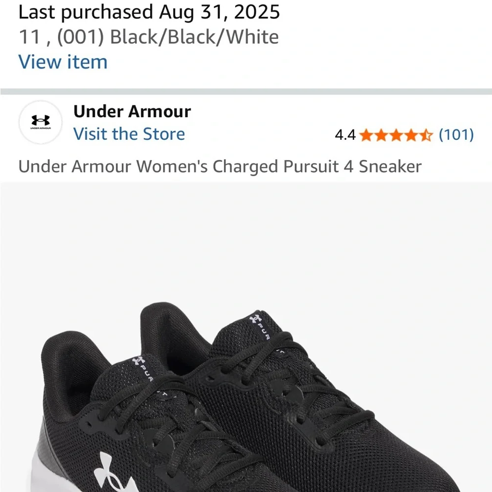 Under Armor Women’s Brand New Size 11 Sneakers - Picture 7 of 8